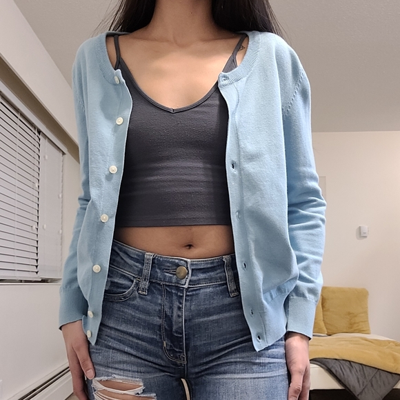 Size Small Blue Cardigan - Picture 3 of 5